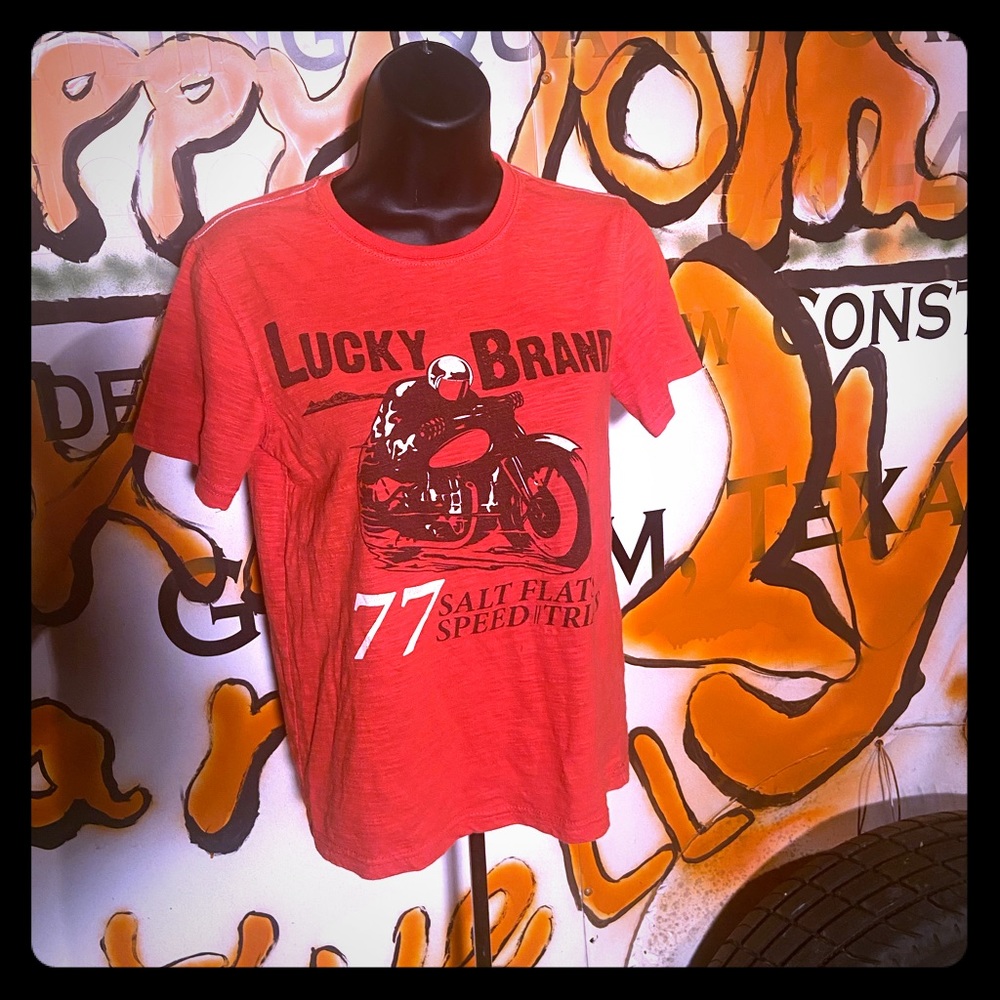 Lucky Brand “Chili” color tee.